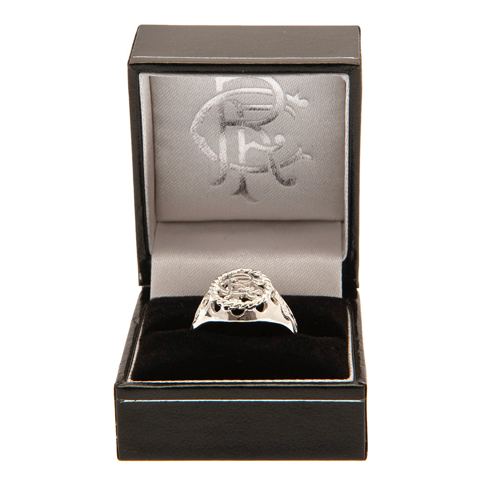 Official Rangers FC Sterling Silver Ring Medium