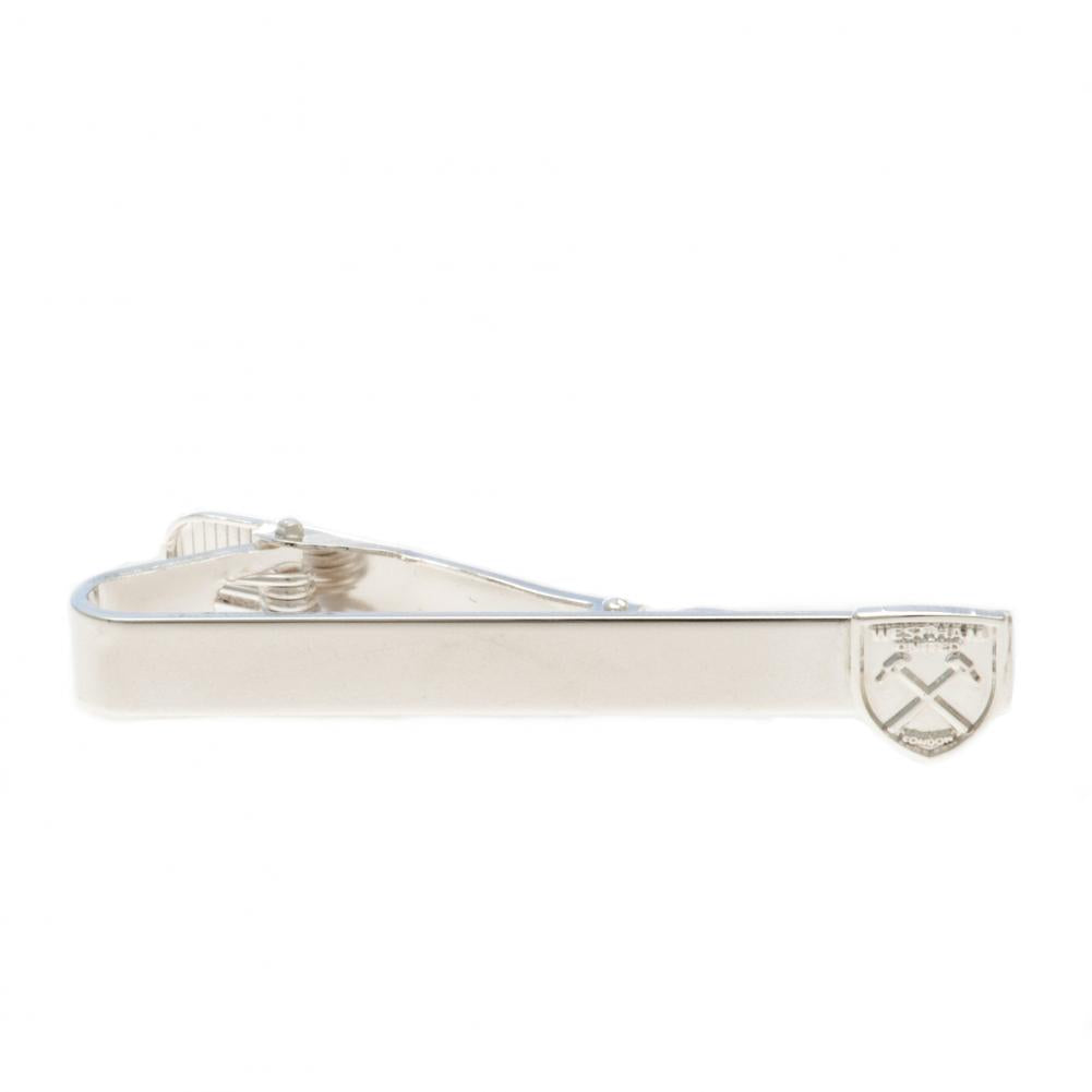 Official West Ham United FC Silver Plated Tie Slide