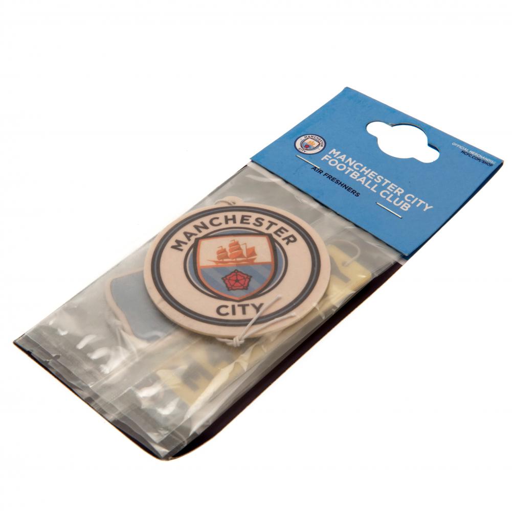 Official Manchester City FC 3pk Air Freshener