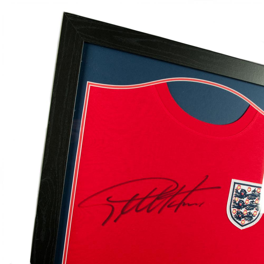 Official England FA Sir Geoff Hurst Signed Shirt (Framed)