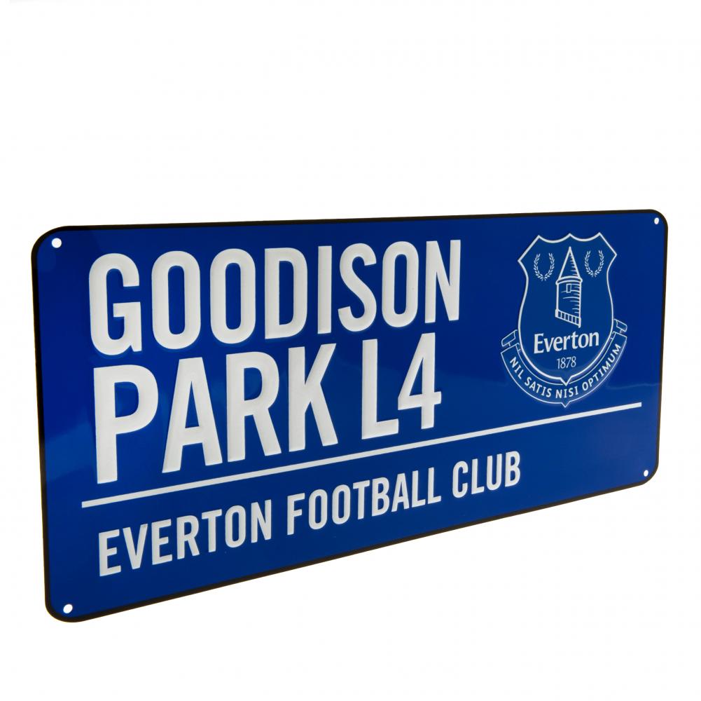 Official Everton FC Colour Street Sign