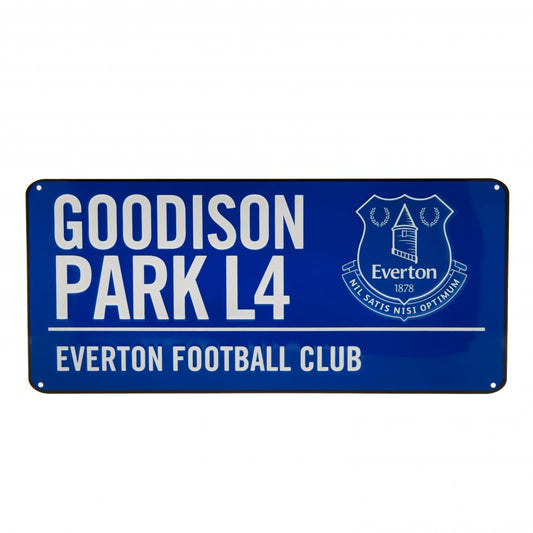 Official Everton FC Colour Street Sign