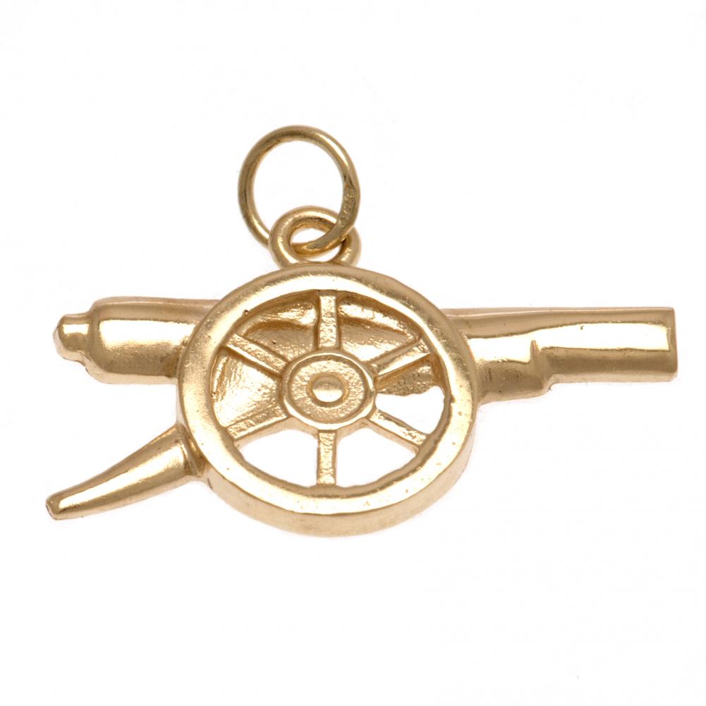 Official Arsenal FC 9ct Gold Pendant Cannon