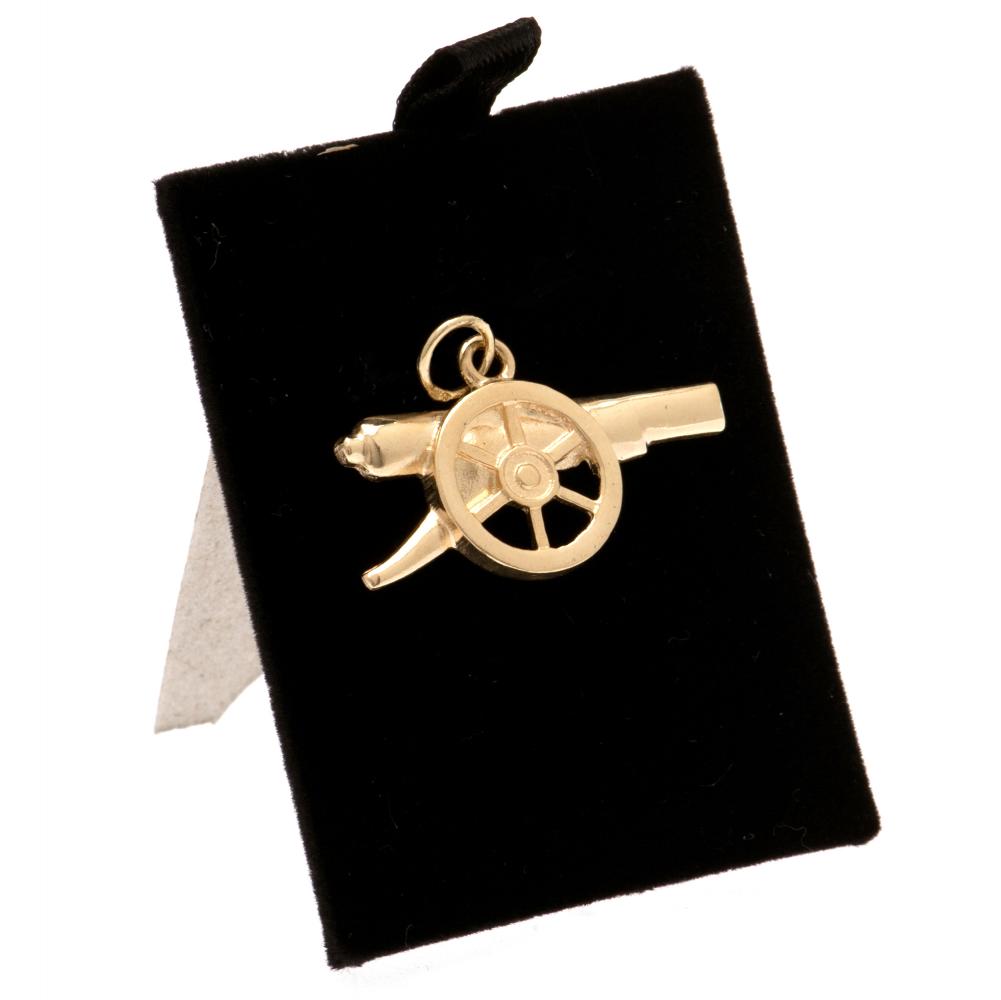 Official Arsenal FC 9ct Gold Pendant Cannon