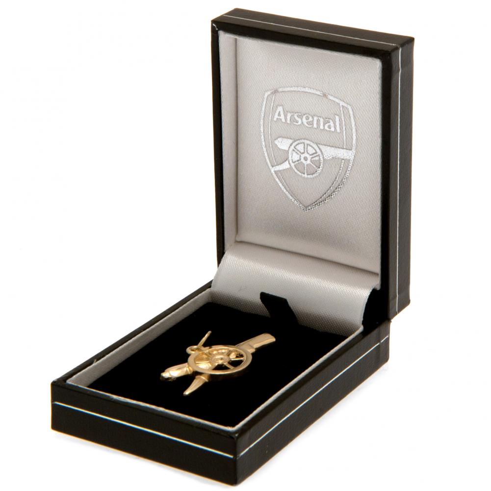 Official Arsenal FC 9ct Gold Pendant Cannon