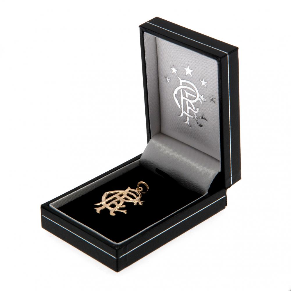 Official Rangers FC 9ct Gold Pendant Small