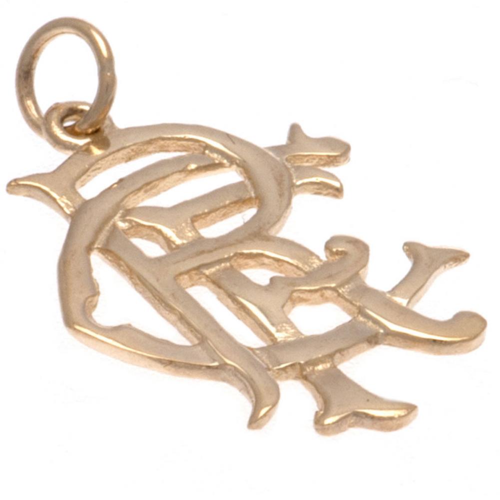 Official Rangers FC 9ct Gold Pendant Small