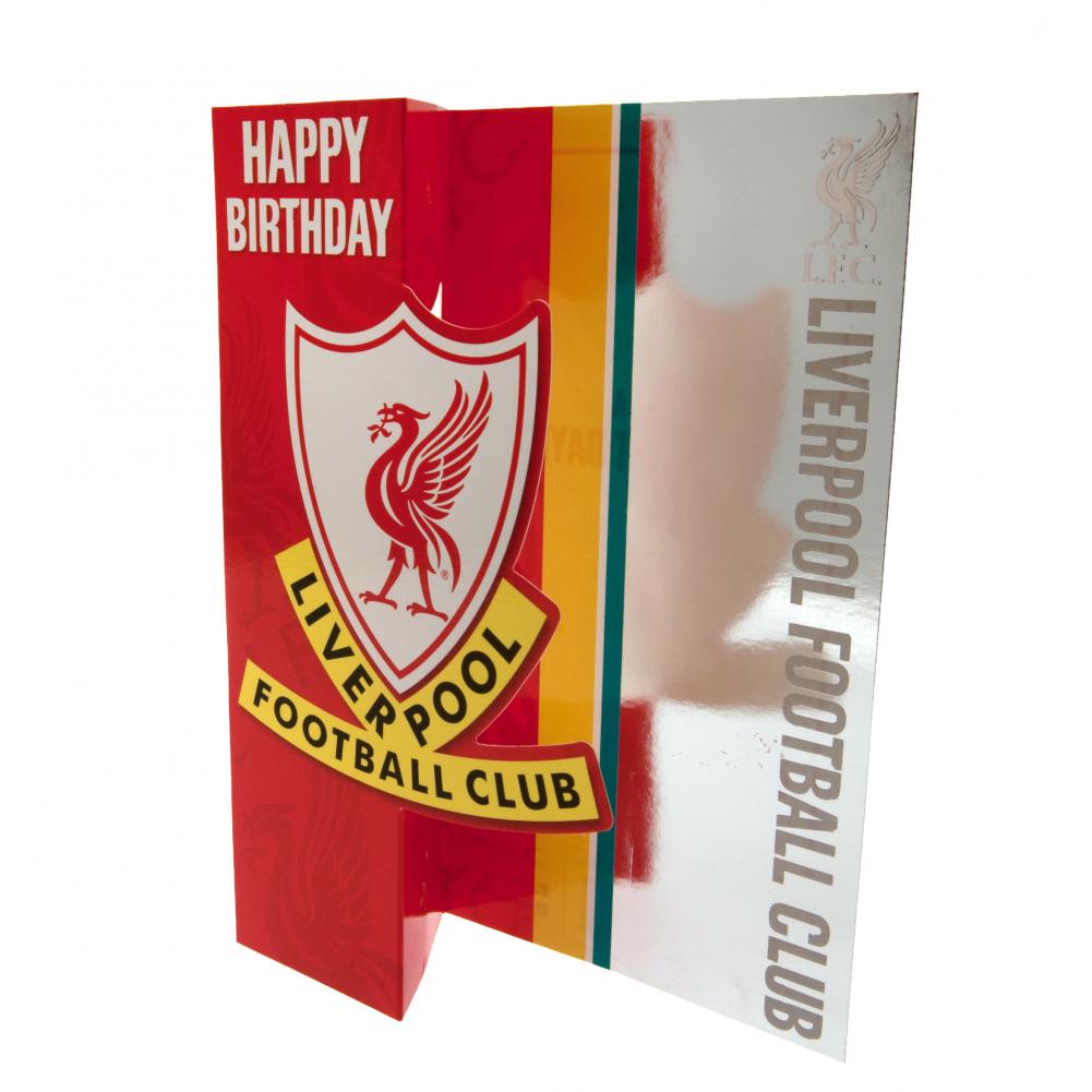 Official Liverpool FC Liverbird Birthday Card