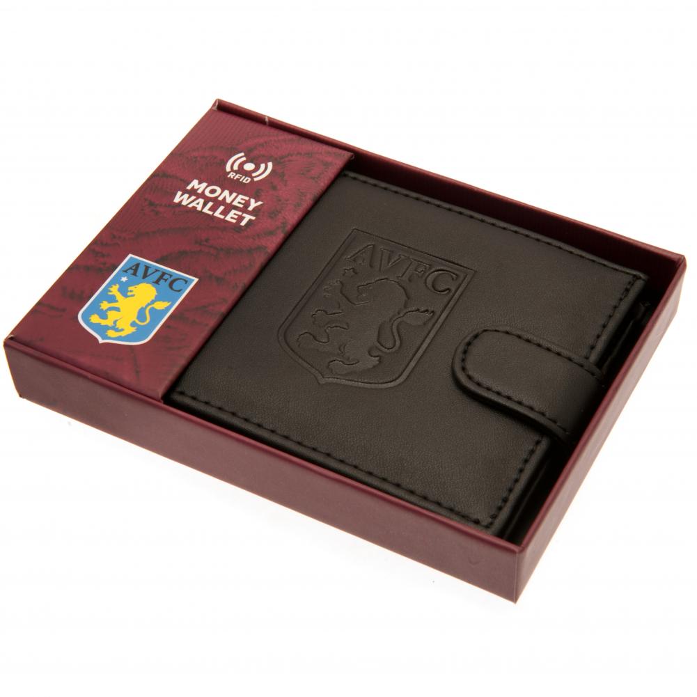 Official Aston Villa FC rfid Anti Fraud Wallet