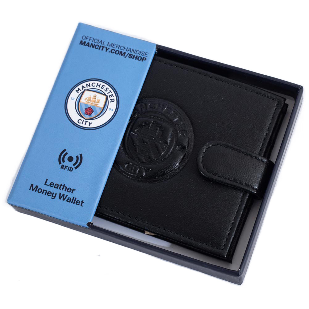 Official Manchester City FC rfid Anti Fraud Wallet