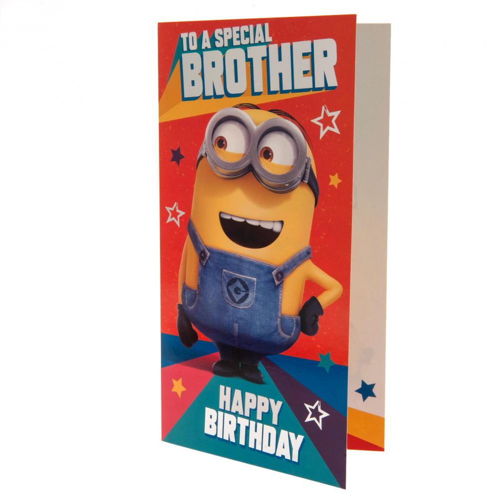 Official Despicable Me 3 Minion Birthday Card Brother