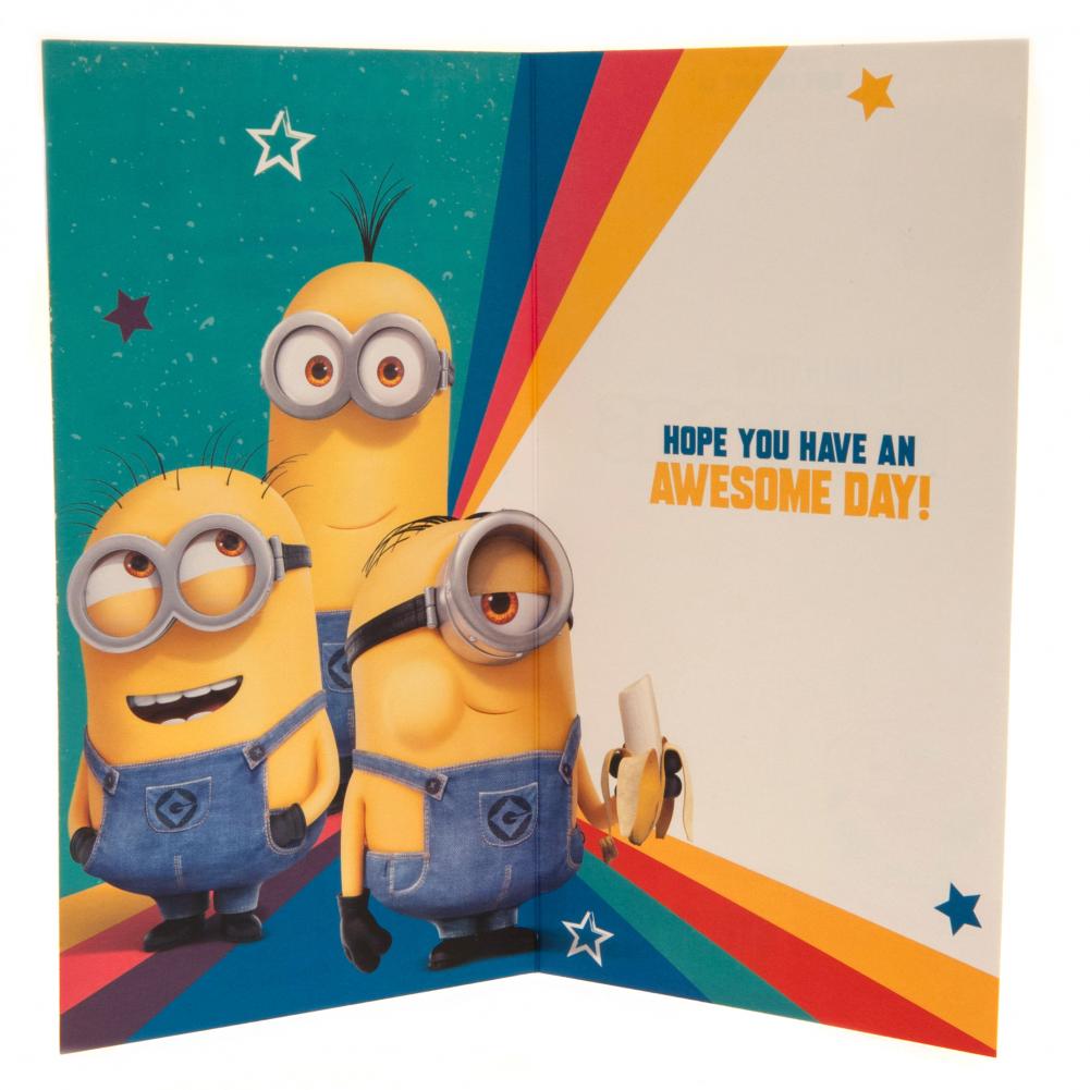 Official Despicable Me 3 Minion Birthday Card Brother