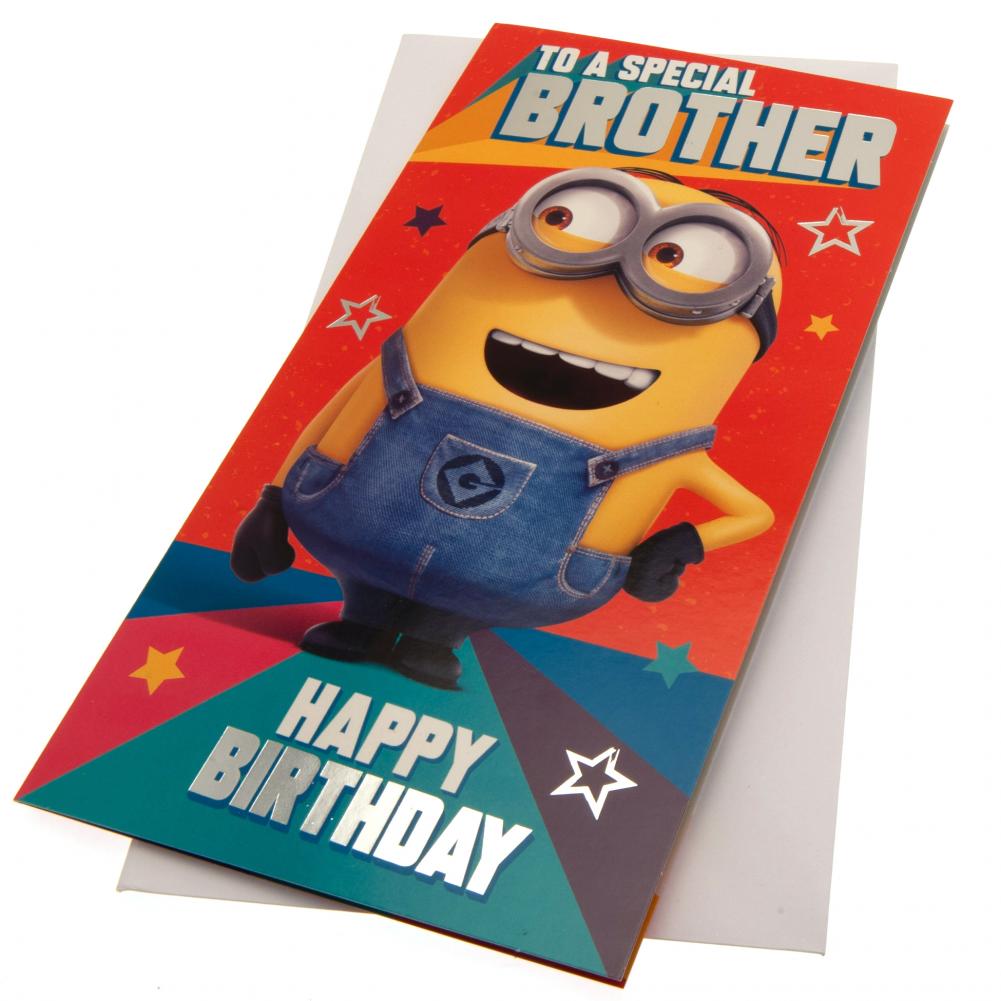 Official Despicable Me 3 Minion Birthday Card Brother