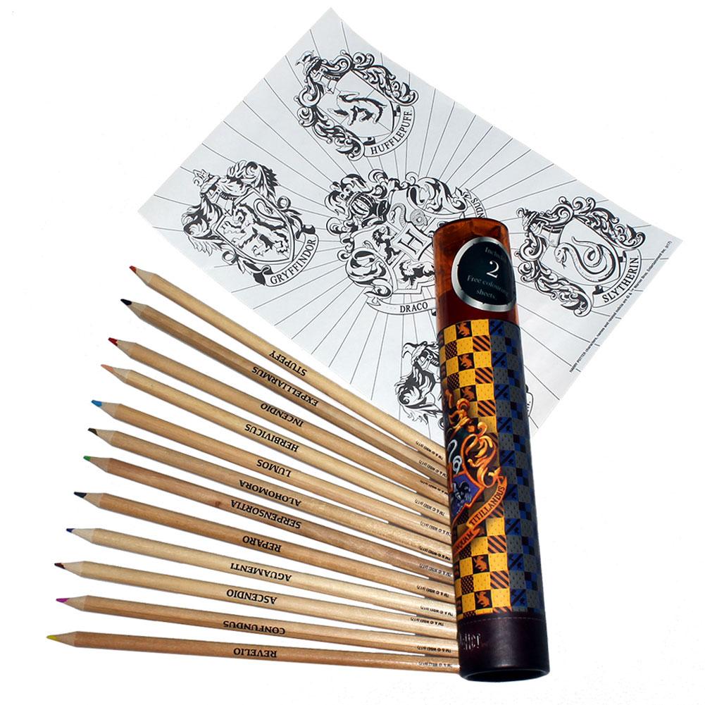 Official Harry Potter Colouring Pencil Tube