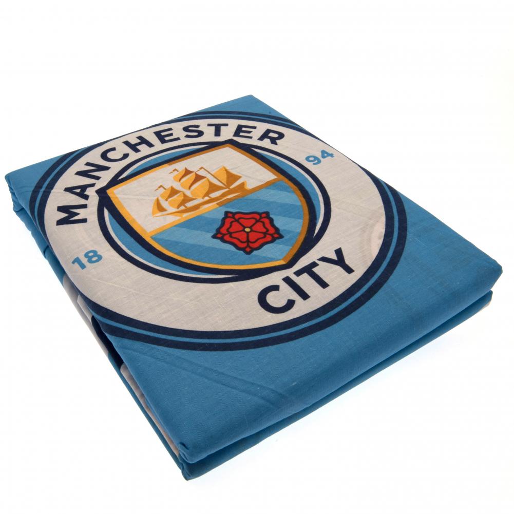 Official Manchester City FC Pulse Single Duvet Set