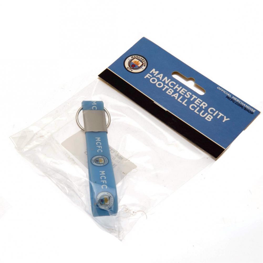 Official Manchester City FC Silicone Keyring