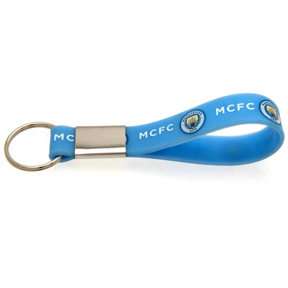 Official Manchester City FC Silicone Keyring