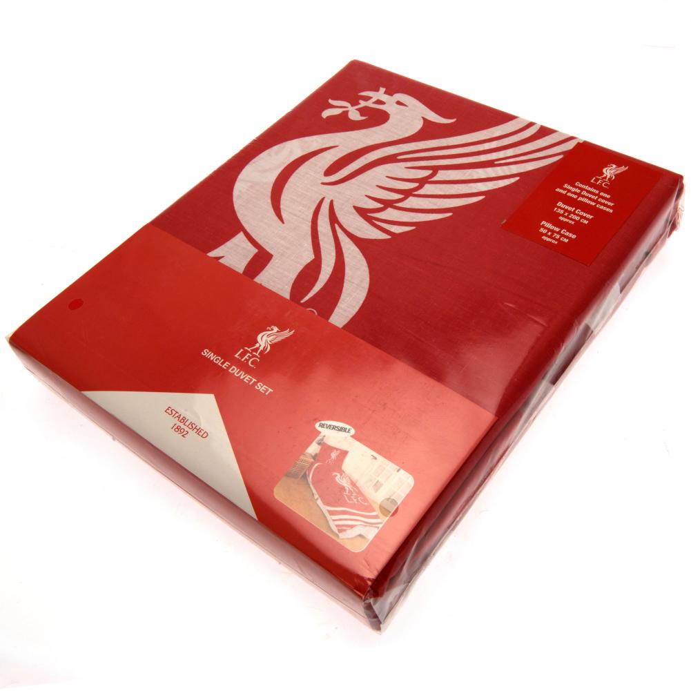 Official Liverpool FC Pulse Single Duvet Set