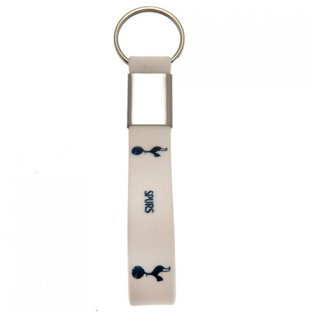 Official Tottenham Hotspur FC White Silicone Keyring