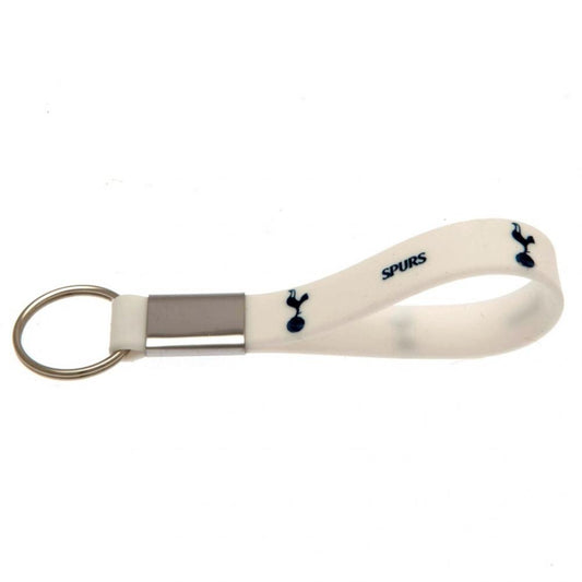 Official Tottenham Hotspur FC White Silicone Keyring