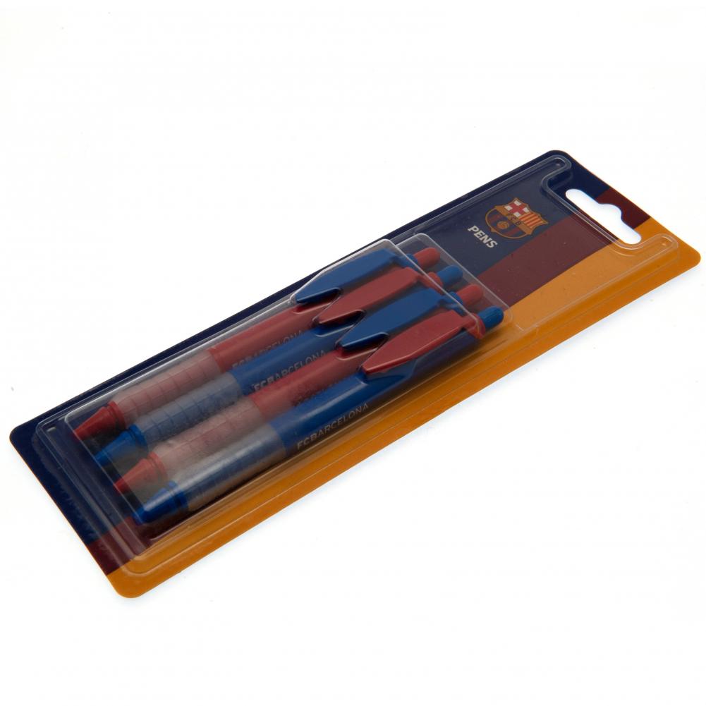 Official FC Barcelona 4pk Pen Set