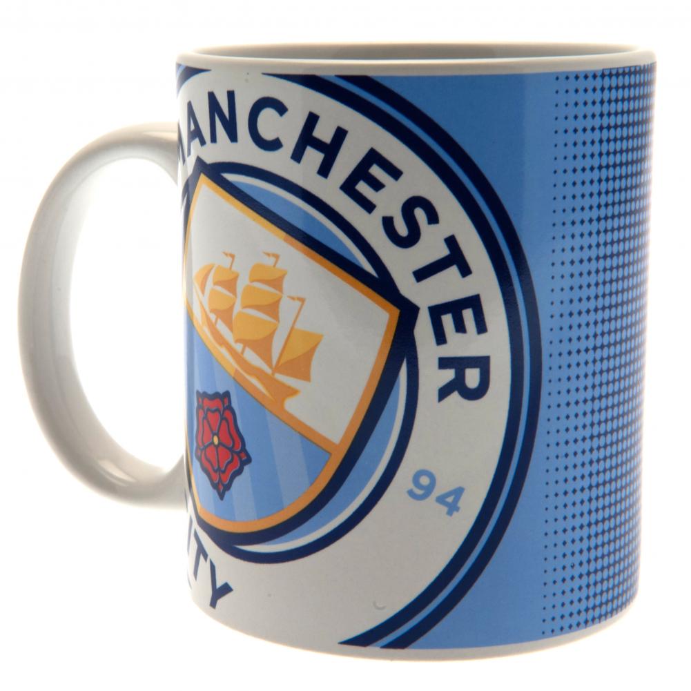 Official Manchester City FC Halftone Mug