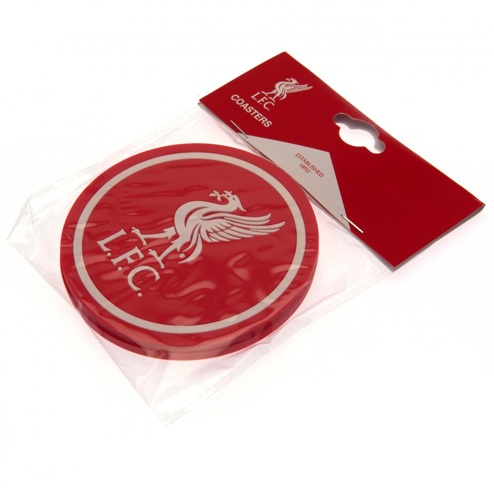 Official Liverpool FC 2pk Coaster Set