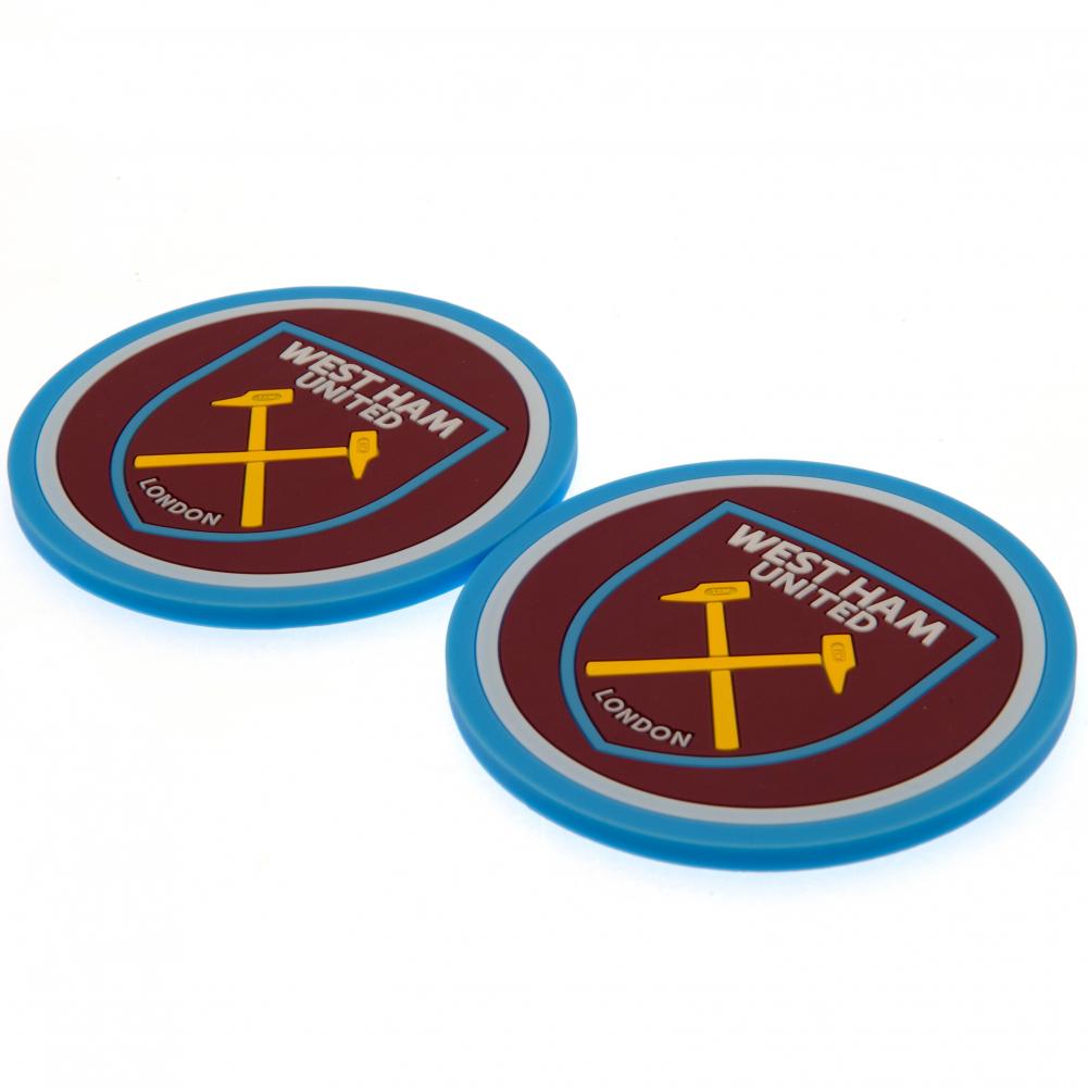 Official West Ham United FC 2pk Coaster Set