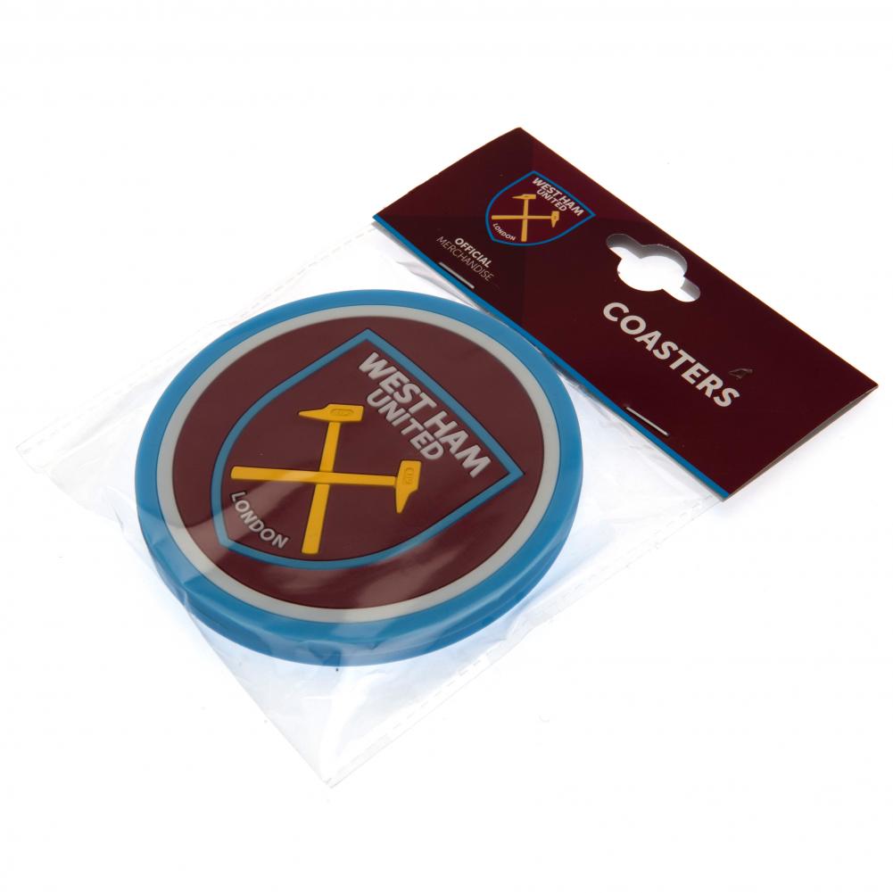 Official West Ham United FC 2pk Coaster Set