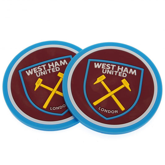 Official West Ham United FC 2pk Coaster Set