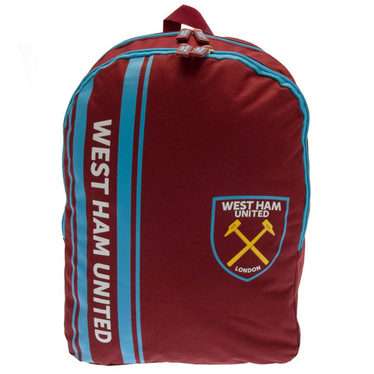 Official West Ham United FC Stripe Backpack