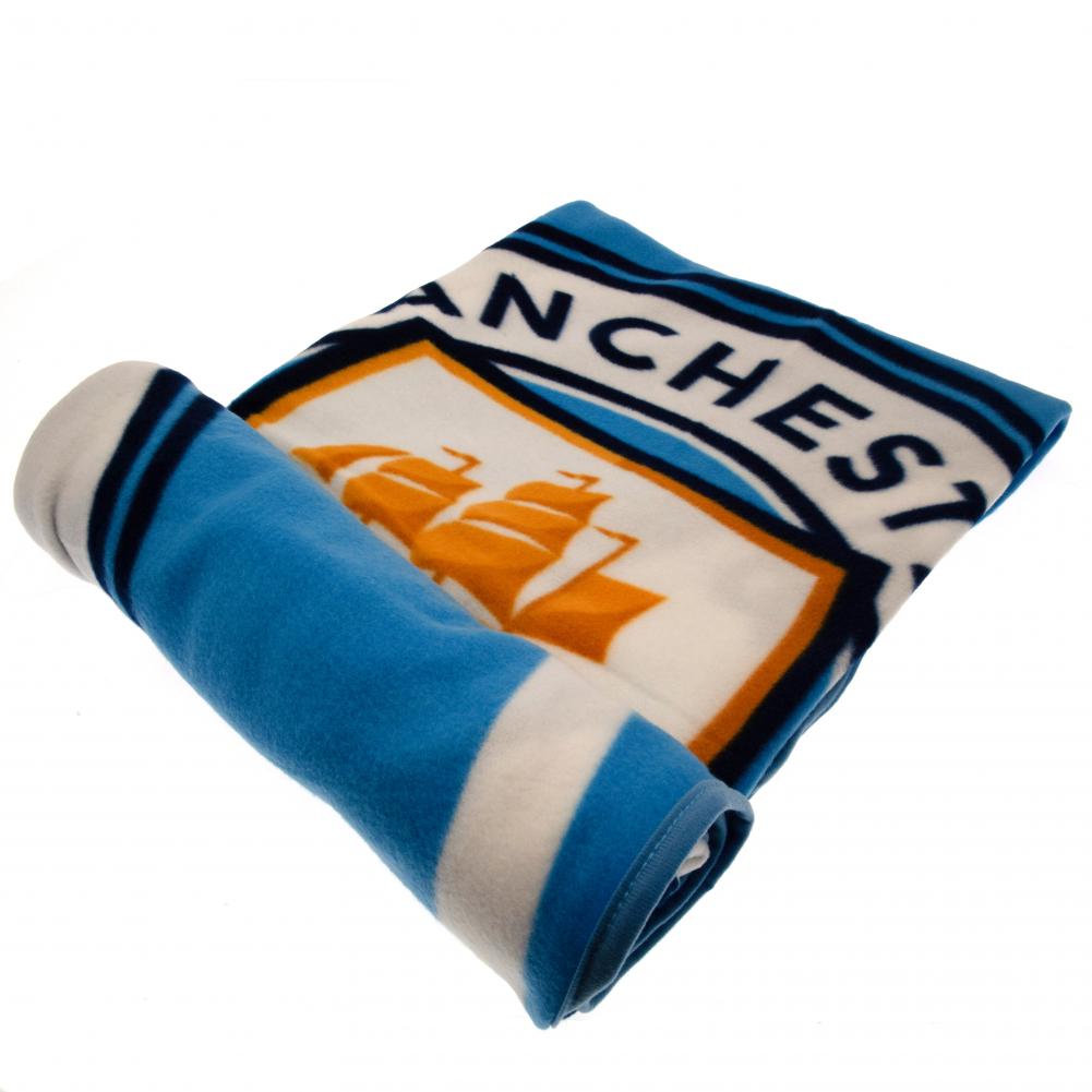 Official Manchester City FC Pulse Fleece Blanket