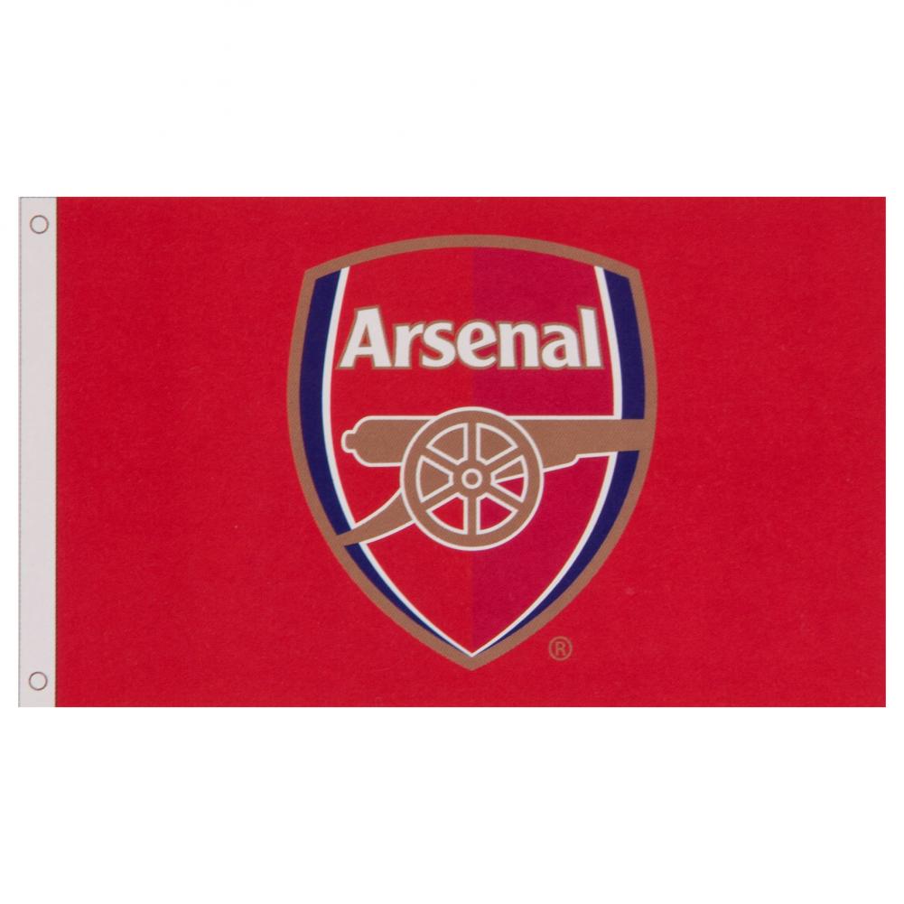 Official Arsenal FC Core Crest Flag