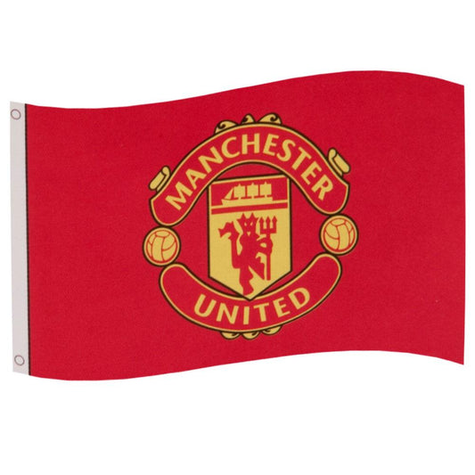 Official Manchester United FC Core Crest Flag