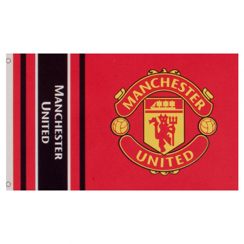 Official Manchester United FC Wordmark Flag