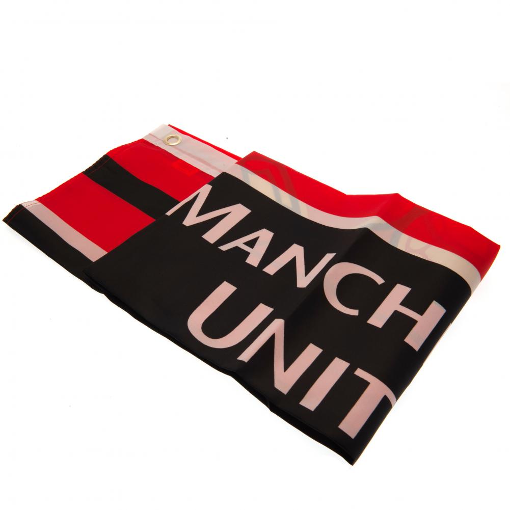 Official Manchester United FC Wordmark Flag