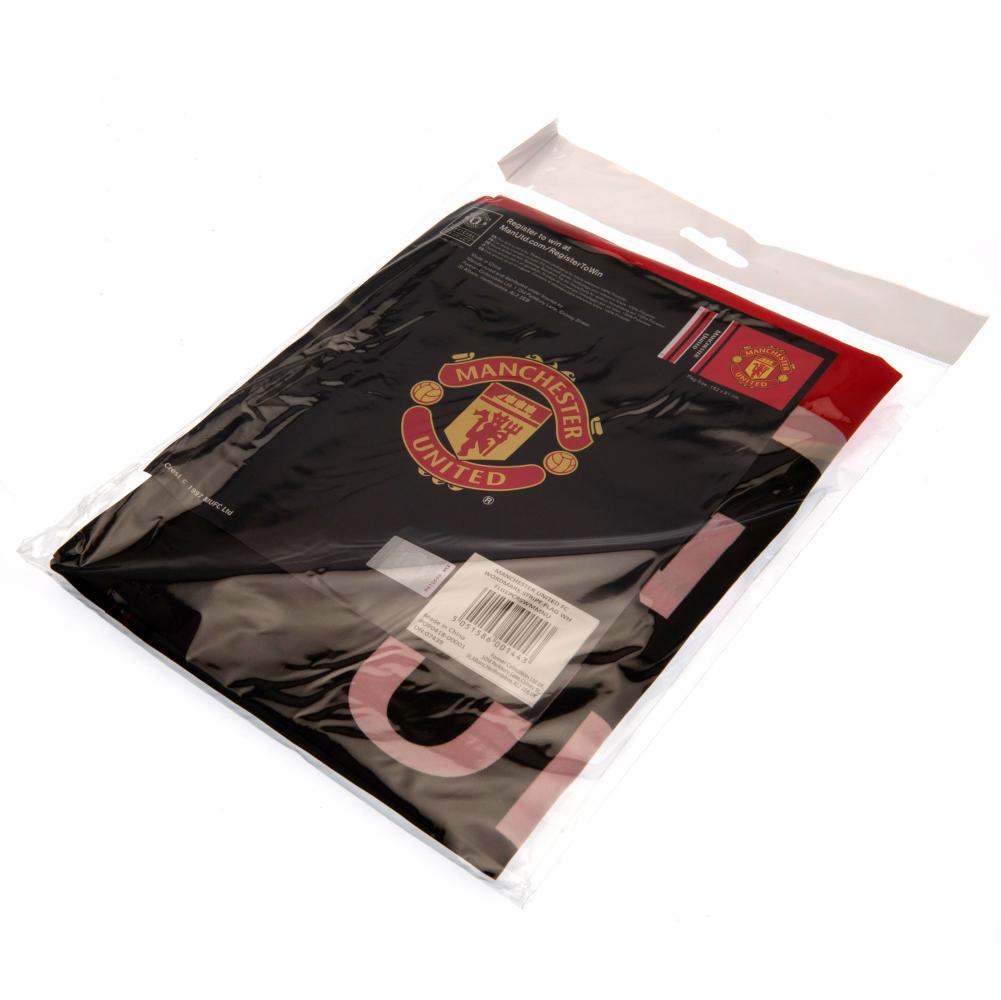 Official Manchester United FC Wordmark Flag