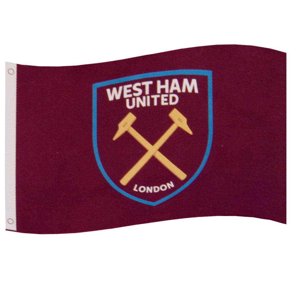 Official West Ham United FC Core Crest Flag