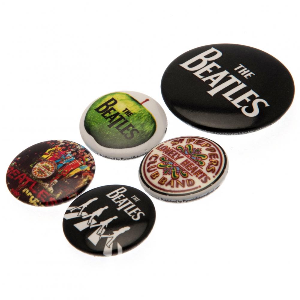 Official The Beatles Button Badge Set WT