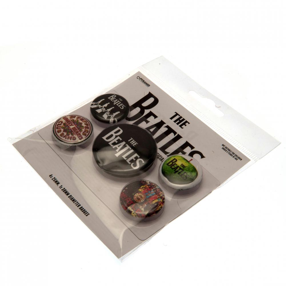 Official The Beatles Button Badge Set WT