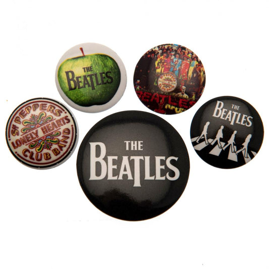 Official The Beatles Button Badge Set WT