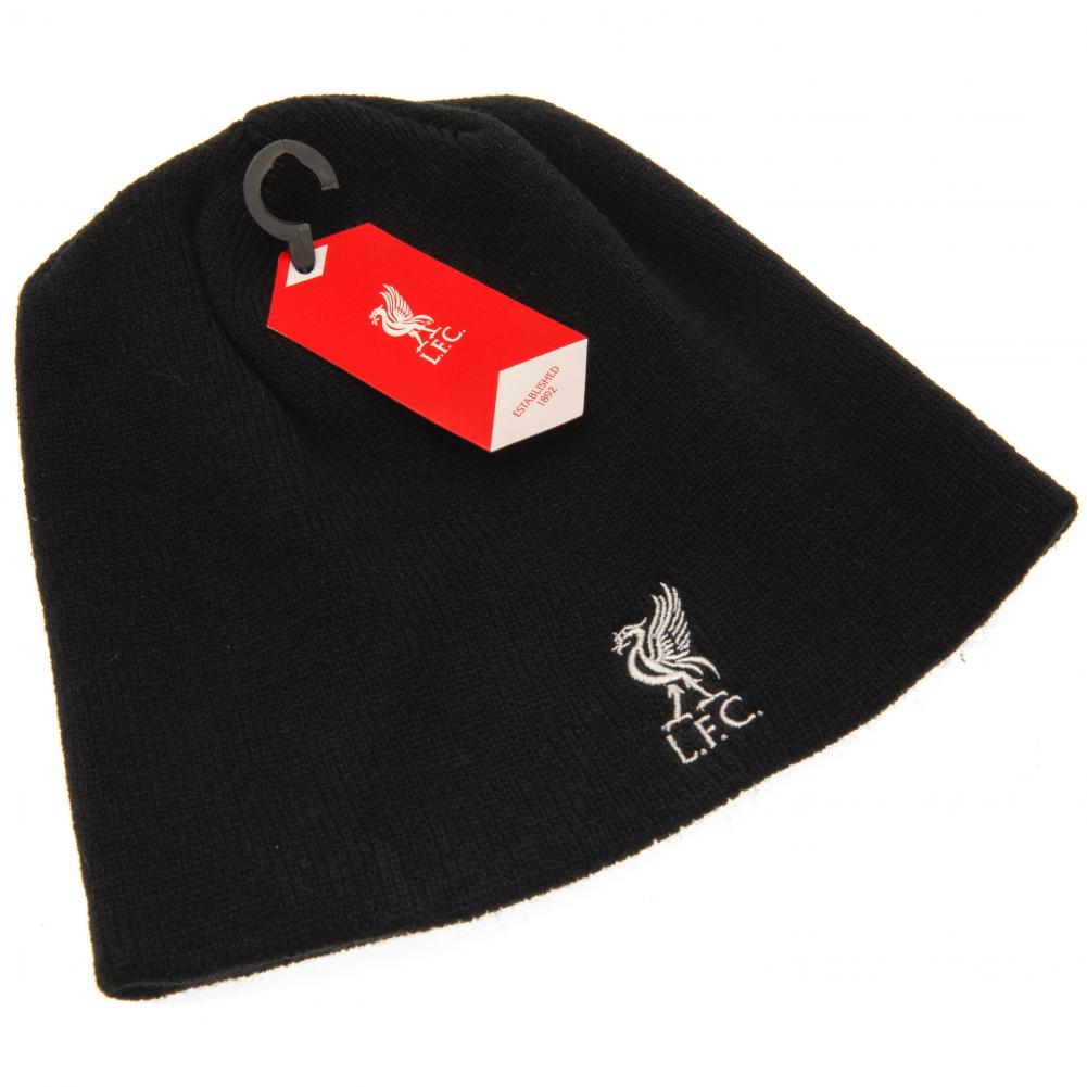 Official Liverpool FC Black Beanie