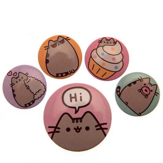 Official Pusheen Button Badge Set