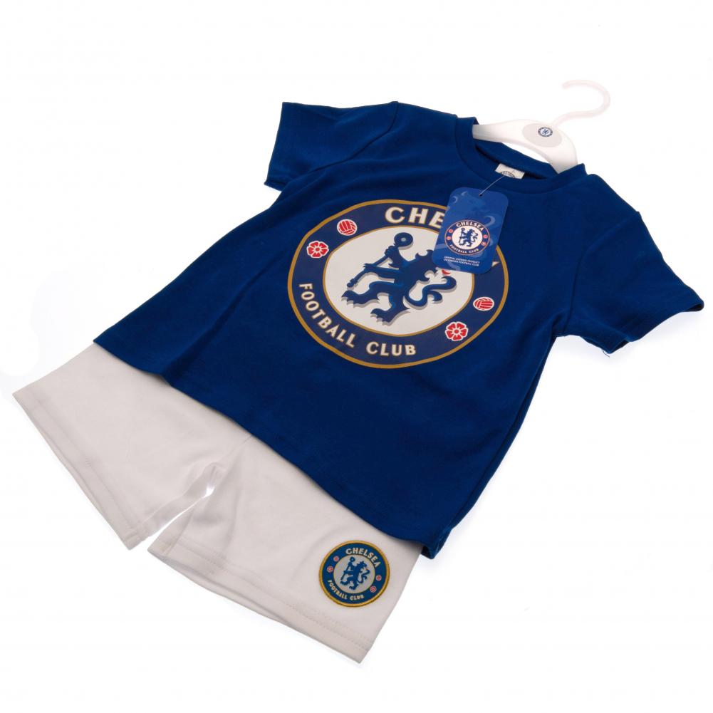 Official Chelsea FC T Shirt & Short Set 6/9 mths