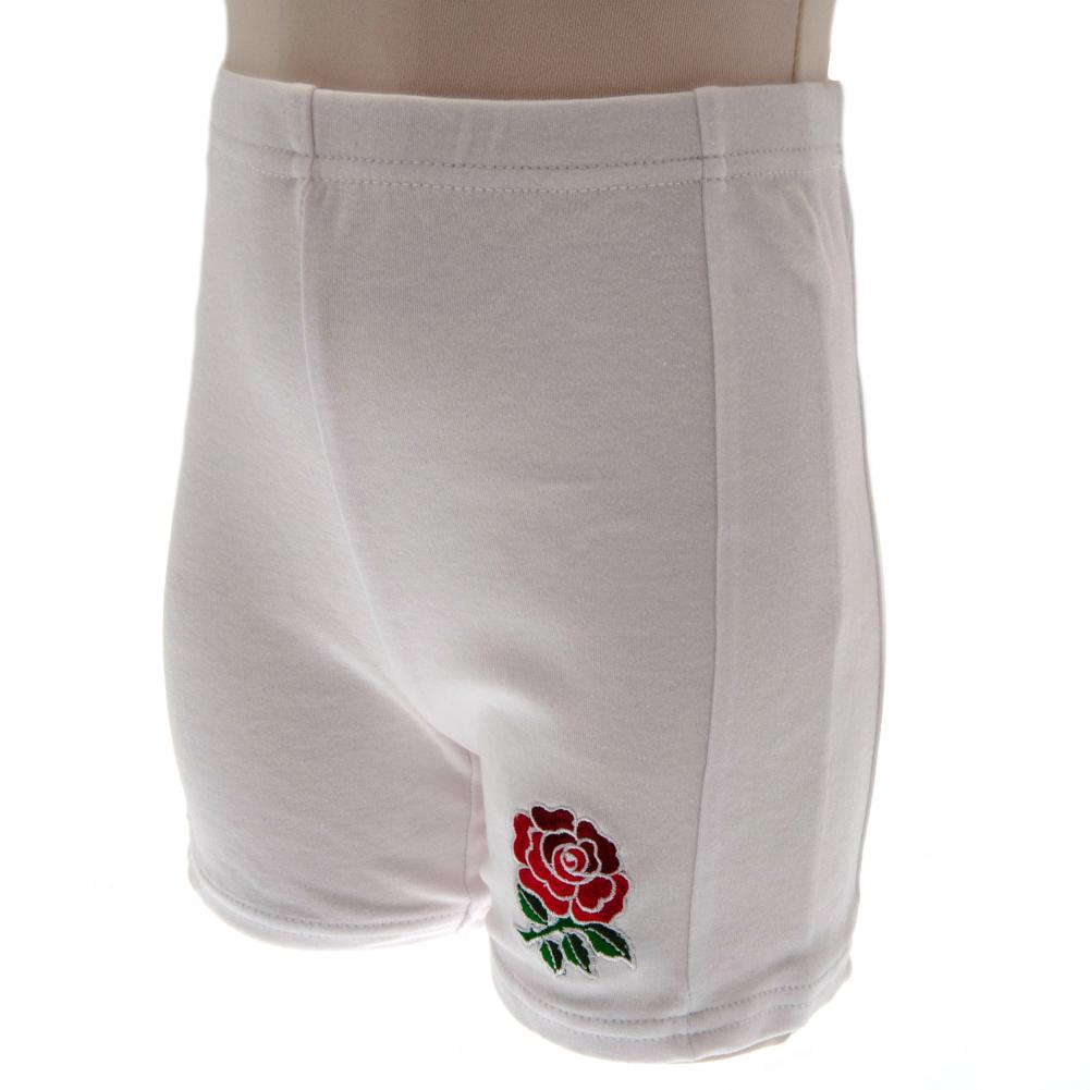 Official England RFU Shirt & Short Set 6/9 mths GR