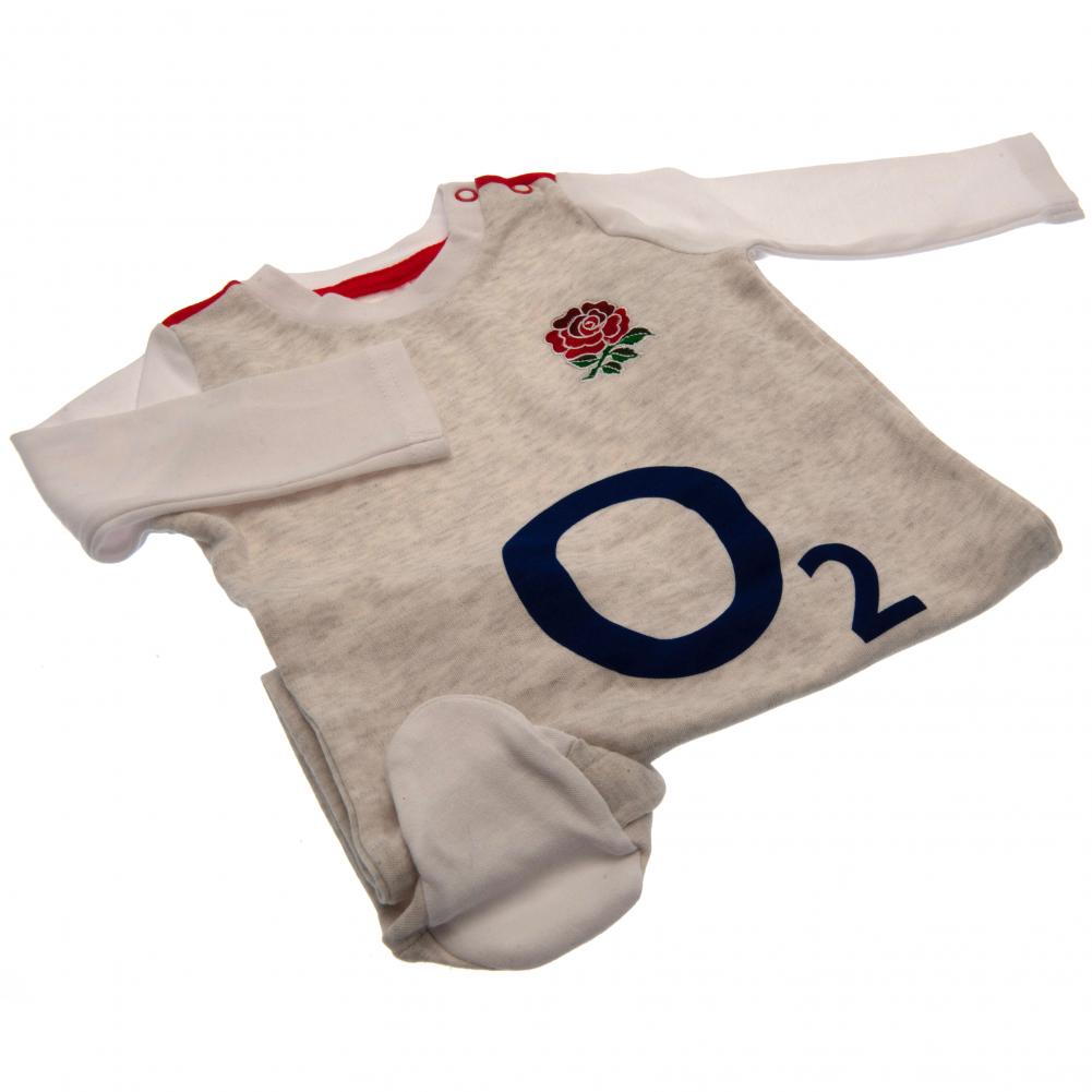 Official England RFU Sleepsuit 12/18 mths GR