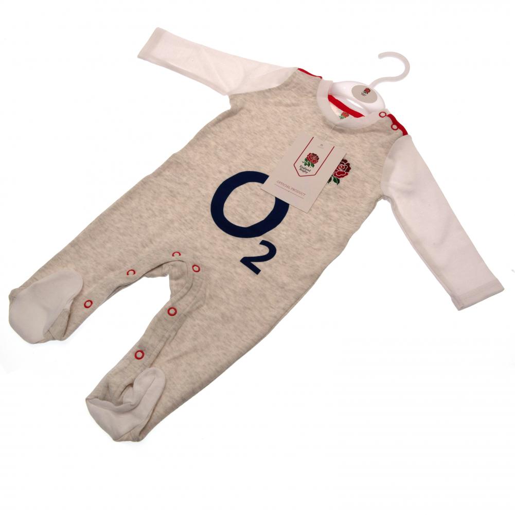 Official England RFU Sleepsuit 12/18 mths GR