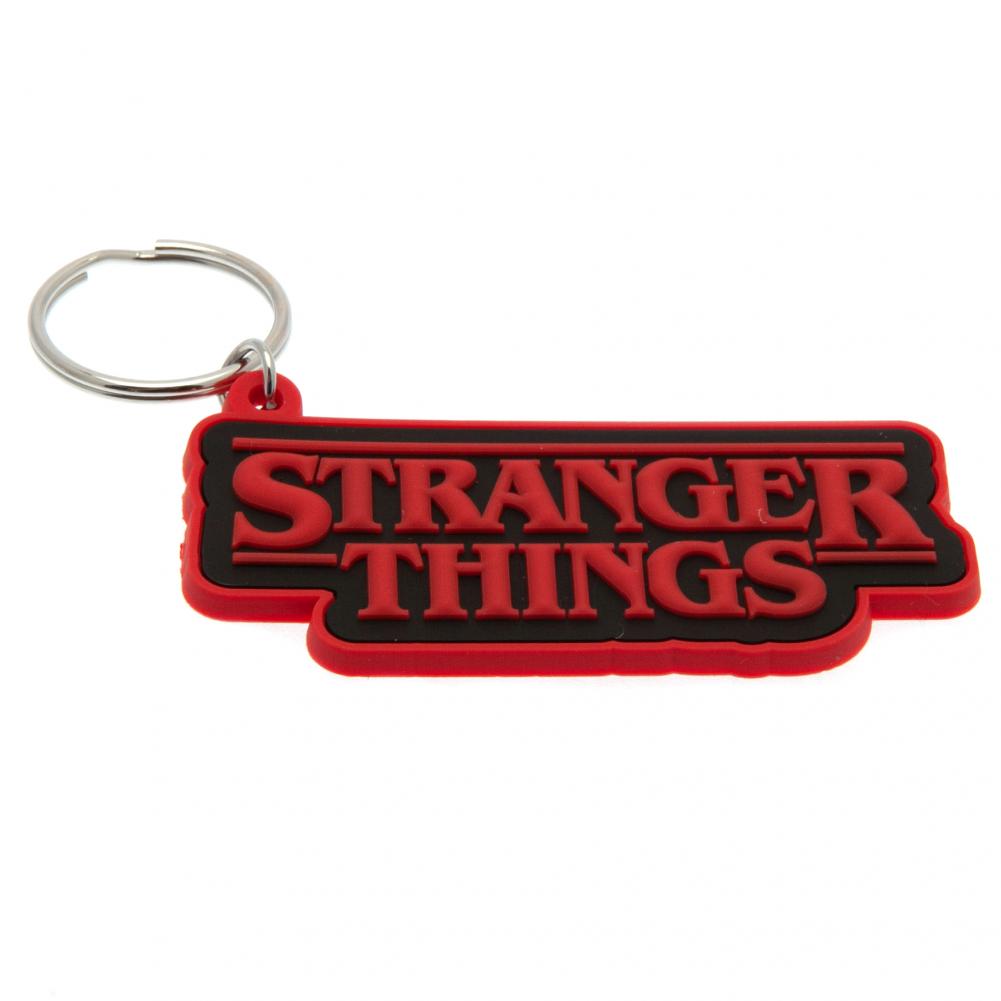 Official Stranger Things PVC Keyring Logo