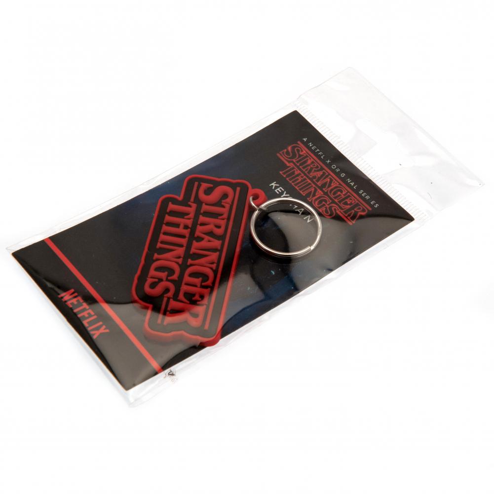 Official Stranger Things PVC Keyring Logo