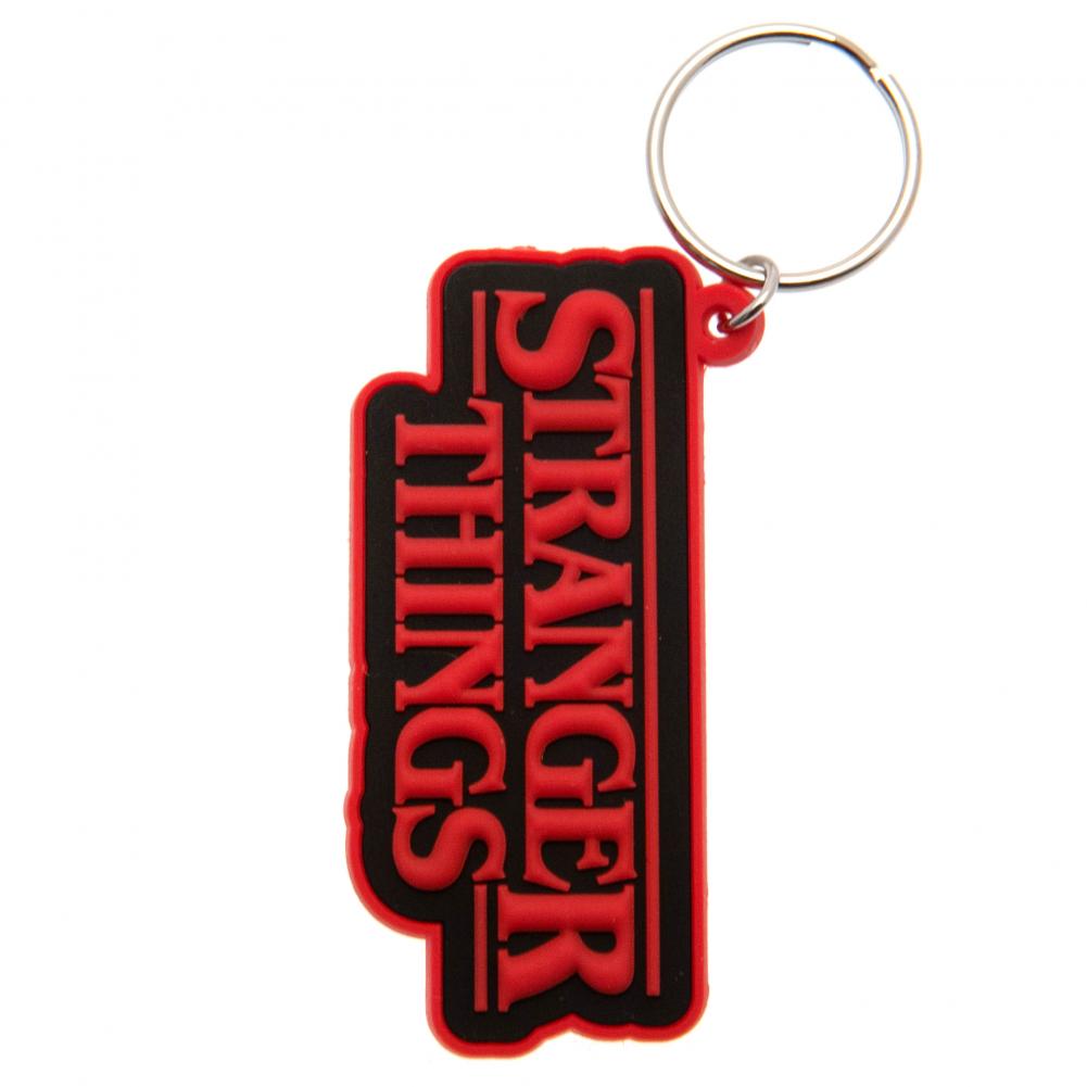 Official Stranger Things PVC Keyring Logo